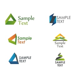 Logo icon set vector image