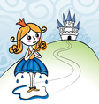 Rainkids - princess vector image