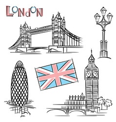 London landmark vector image