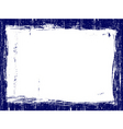 Grunge border vector image