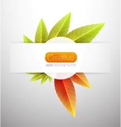Autumn background vector image