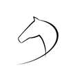 Horse symbol vector image