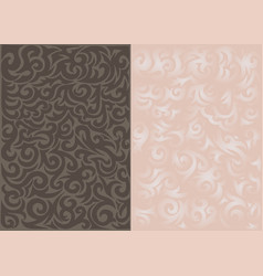 Curls pattern background - pattern vector image