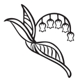 Lily of the valley vector image