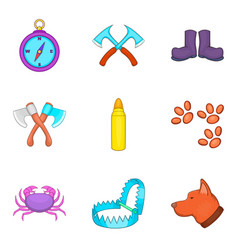 Set of vintage hunting and fishing labels Vector Image