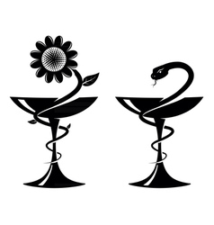 Medical symbols vector image