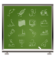 Fishing industry icons vector image