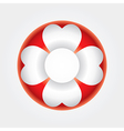 An Isolated Life-Buoy Icon vector image