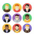 Male Persons Icons vector image