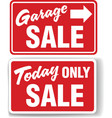 Garage arrow vector image