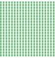 Seamless green plaid pattern vector image