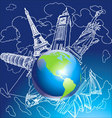 World vector image