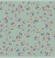 Trendy seamless floral pattern in vector image
