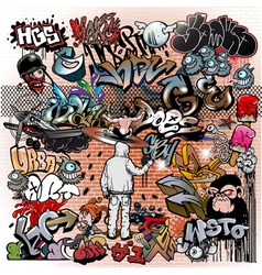 Graffiti vector image