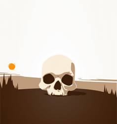Loan skull illustration vector image