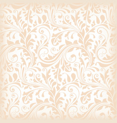 Seamless floral pattern vector image