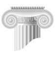 Ionic column vector image