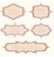 Set of labels vector image