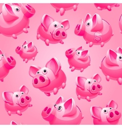 Piggy bank seamless vector image