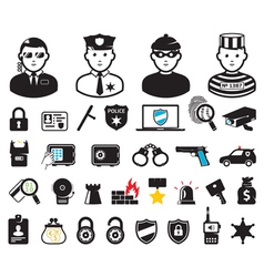 Security set vector image