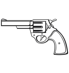 Handgun vector image