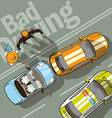 Bad drive vector image