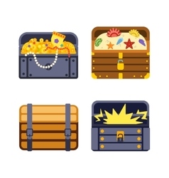 Treasure chest vector image