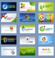 Business cards vector image