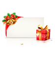 Christmas frame vector image