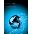 Abstract tech vector image
