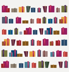 Gift boxes vector image
