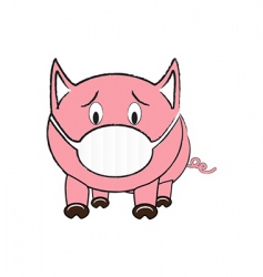 Swine flu vector image