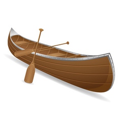 Canoe 01 vector image