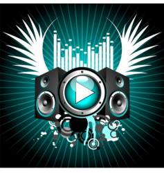 illustration for musical theme vector image