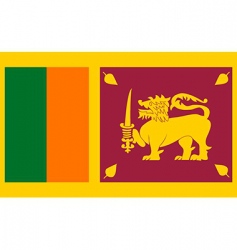 Sri lanka flag vector image