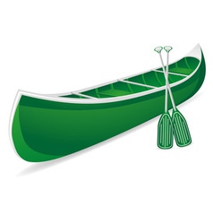 Canoe 02 vector image