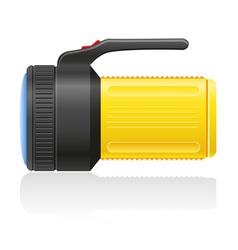 Flashlight vector image