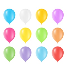 Colored Balloons Colored Balloons vector image