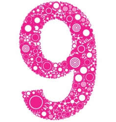 Number 9 Royalty Free Vector Image - VectorStock
