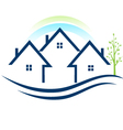 Houses apartments logo vector image