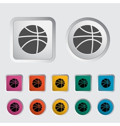 Basketball icon vector image