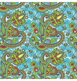 Hand draw ornate seamless pattern vector image