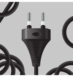 Power plug vector image