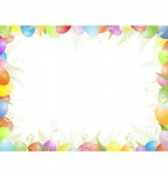 Easter frame vector image