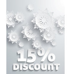 Discount percent vector image