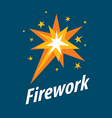 Logo abstract colored flash vector image