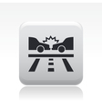 Road crash icon vector image