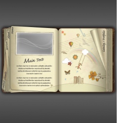 Website template vector image