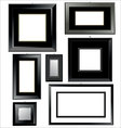 Black frames vector image