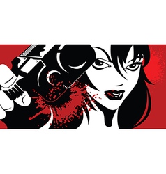 Beauty Killer vector image